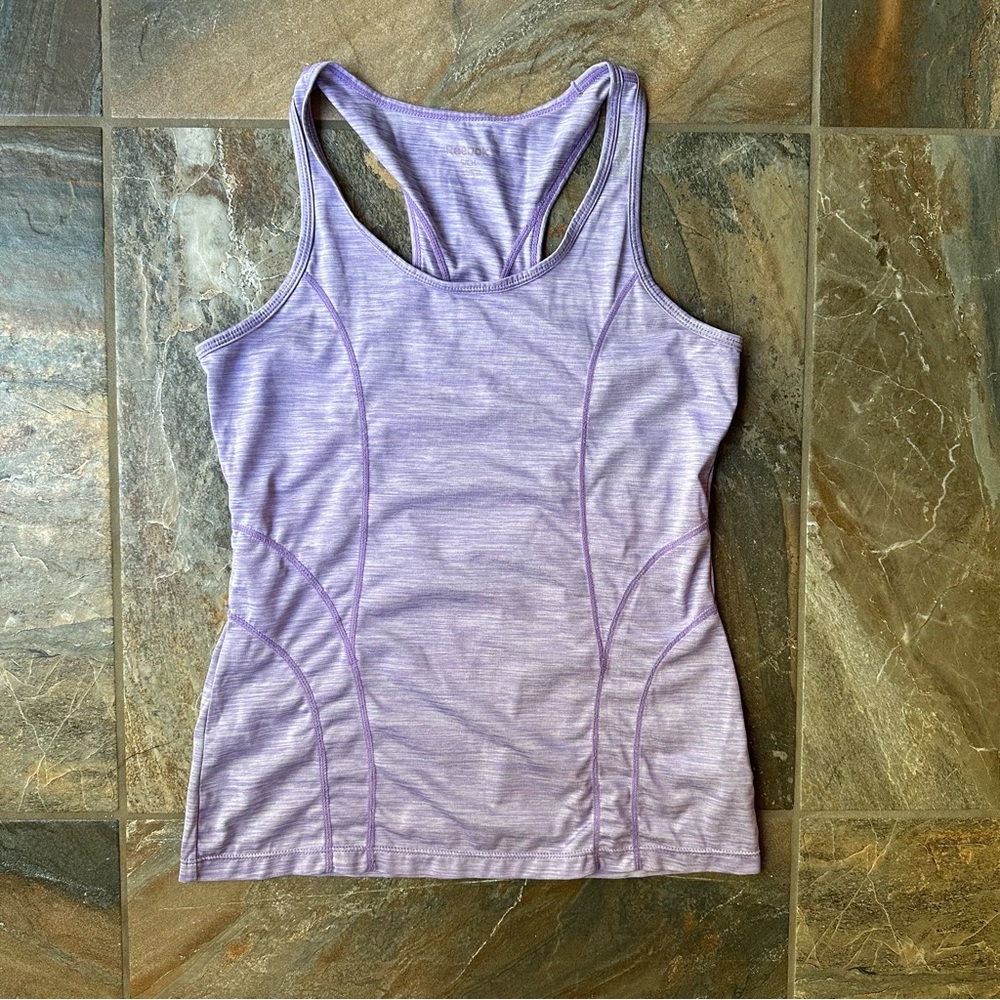 Reebok Women's Purple Racerback Tank Top Size Small